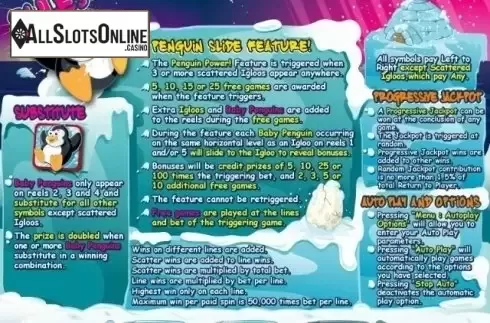 Rules. Penguin Power from RTG