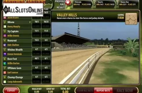 Screen 8. Premier Trotting from Microgaming