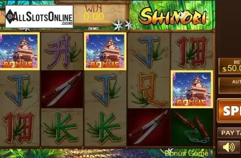 Game workflow 3. SHINOBI from PlayStar