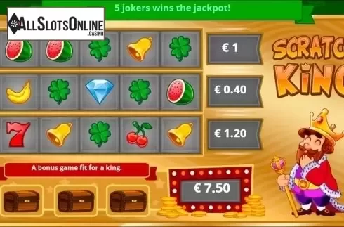 Win Screen 2. Scratch King from NetoPlay
