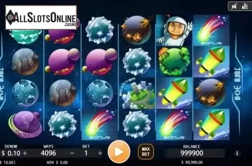 Reel screen. Spinning In Space from KA Gaming