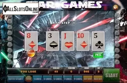 Gamble game 2. Star Games from GameX