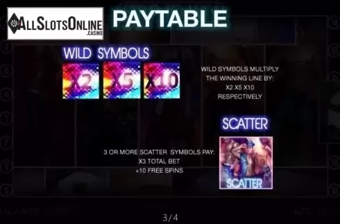 Screen3. Strip to win from Spinomenal