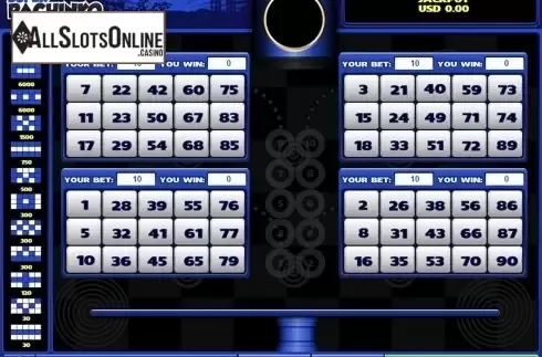 Reels screen. Super Pachinko from Salsa Technology