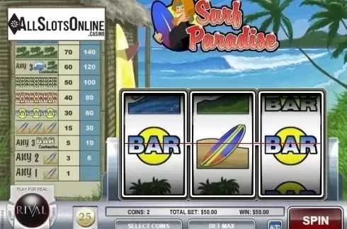 Win Screen . Surf Paradise from Rival Gaming