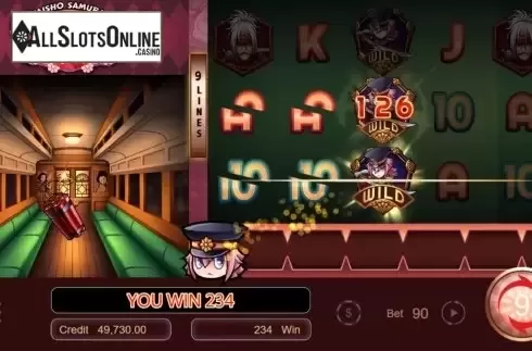 Win Screen. Taisho Samurai from Manna Play