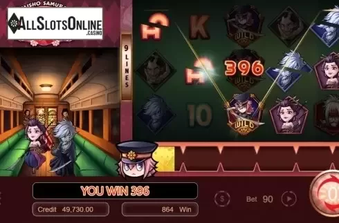 Win Screen 4. Taisho Samurai from Manna Play