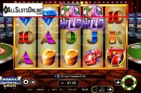 Screen 2. Thunder Cash from Ainsworth