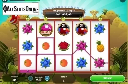 Win Screen . Tiki Temple from Gamesys