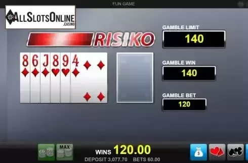 Risk game screen