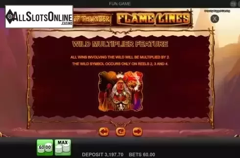Wild multiplier screen