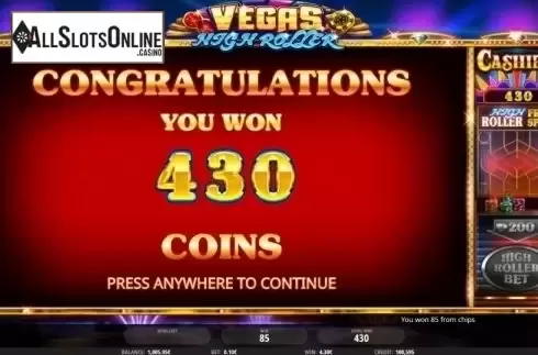 Total Win. Vegas High Roller from iSoftBet