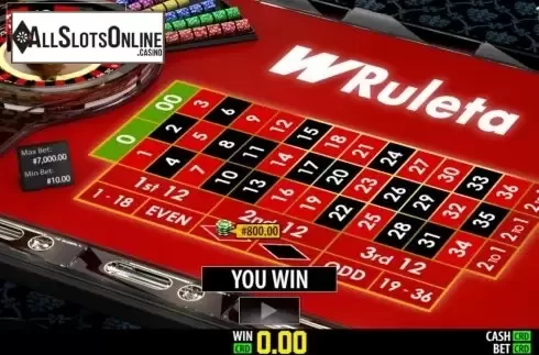 Win Screen 3. WRuleta Privee from World Match