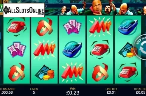 Game Workflow screen. Wall Street Fever from Playtech