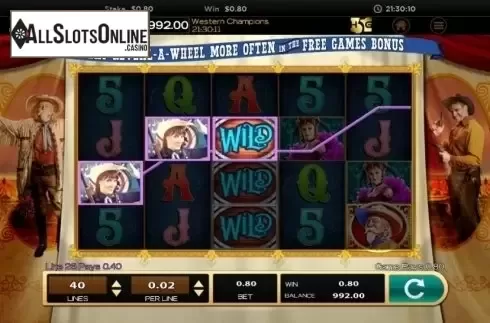 Wild screen 4. Western Champions from High 5 Games