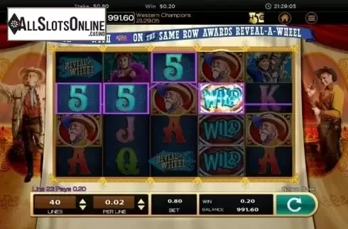 Wild screen 3. Western Champions from High 5 Games