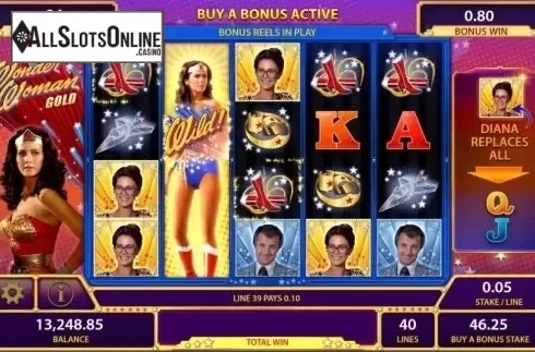 Screen4. Wonder Woman Gold from Bally