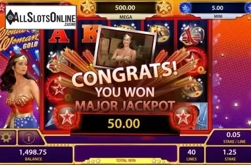 Screen8. Wonder Woman Gold from Bally