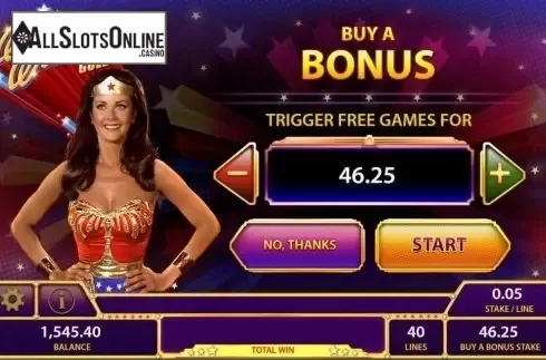 Screen5. Wonder Woman Gold from Bally