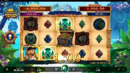 Adventures of Dubloon Island slot screenshot 2