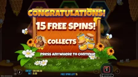 Bee Keeper slot screenshot 3