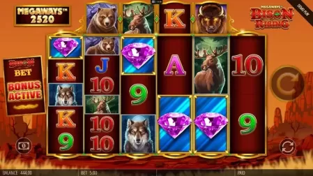 Bison Rising Megaways slot screenshot 3