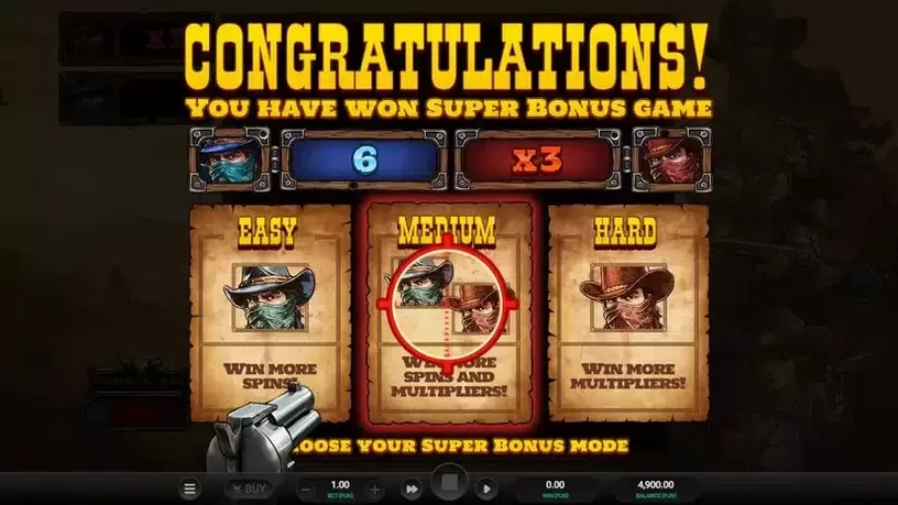 Bounty County slot screenshot 2