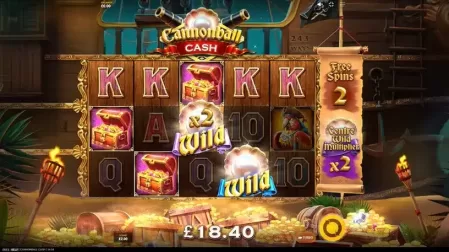 Cannonball Cash slot screenshot 5