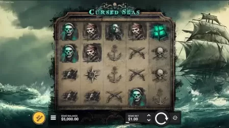 Cursed Seas slot screenshot 1