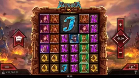 Excalibur VS Gigablox slot screenshot 1