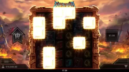 Excalibur VS Gigablox slot screenshot 2
