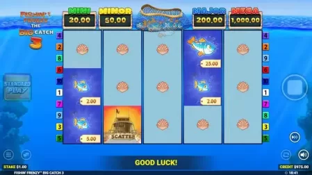 Fishin’ Frenzy The Big Catch 3 slot screenshot 3