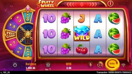 Fruity Wheel slot screenshot 1