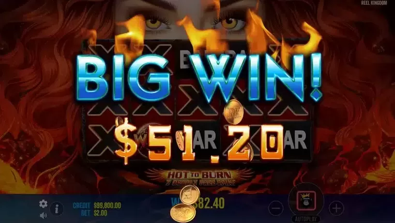 Hot to Burn – 7 Deadly Free Spins slot screenshot 