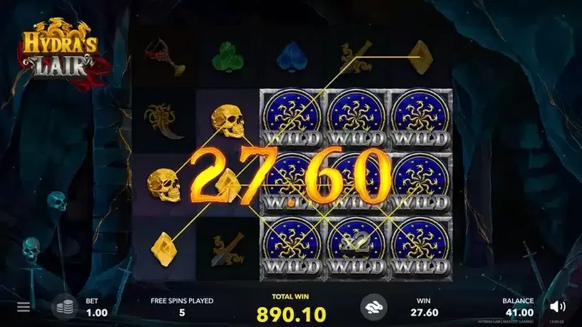 Hydra's Lair slot screenshot 4
