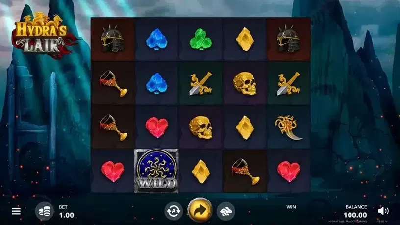 Hydra's Lair slot screenshot 1
