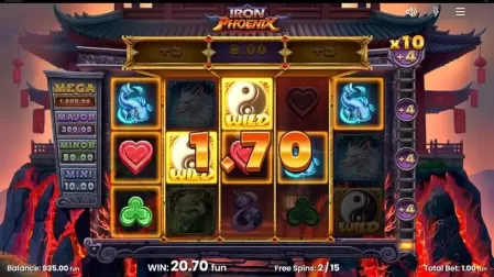 Iron Phoenix slot screenshot 4