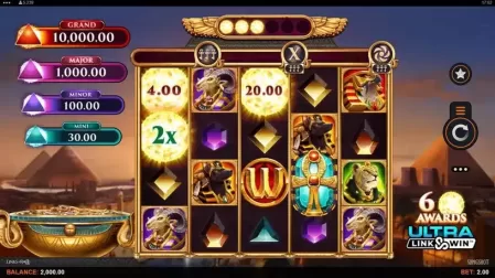 Links of Ra II slot screenshot 1
