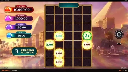 Links of Ra II slot screenshot 3