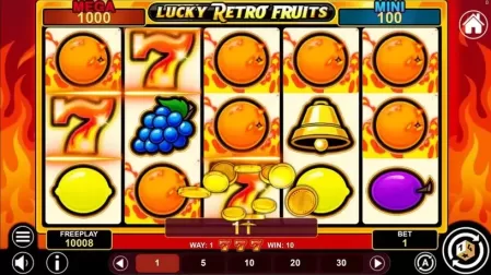 Lucky Retro Fruits Hold And Win slot screenshot 4