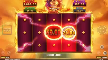 Majestic Fury Power 5 slot screenshot 3