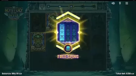 Mystery of the Nile slot screenshot 3