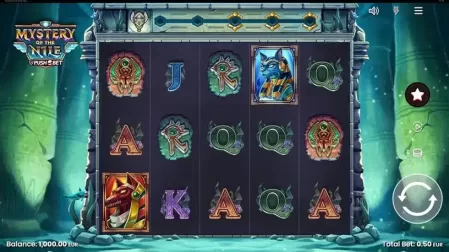 Mystery of the Nile slot screenshot 1