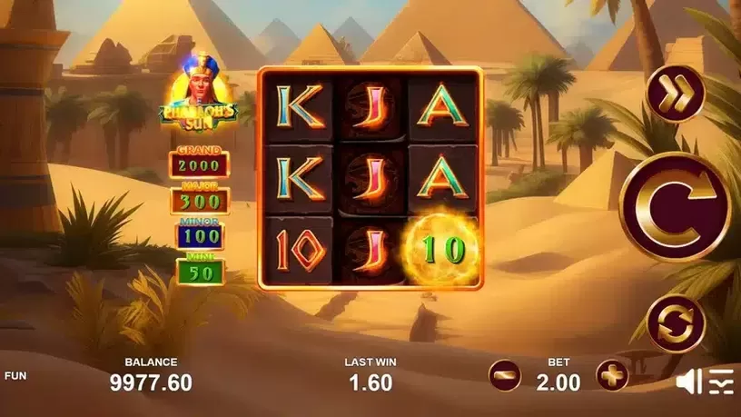 Pharaon’s Sun slot screenshot 2