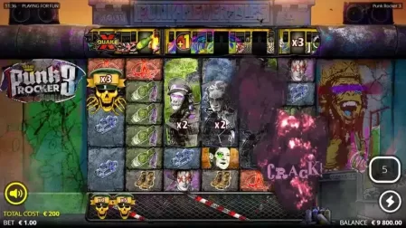 Punk Rocker 3 slot screenshot 3
