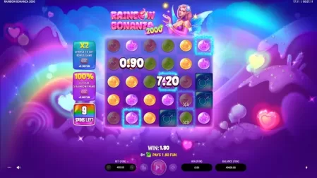 Rainbow Bonanza 2000 slot screenshot 4