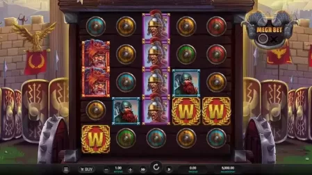 Roman Rivals slot screenshot 1