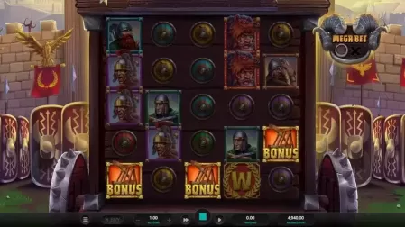 Roman Rivals slot screenshot 2
