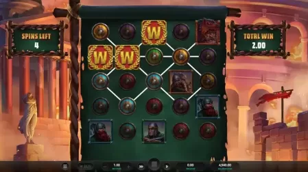 Roman Rivals slot screenshot 4