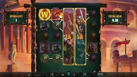 Roman Rivals slot screenshot 5